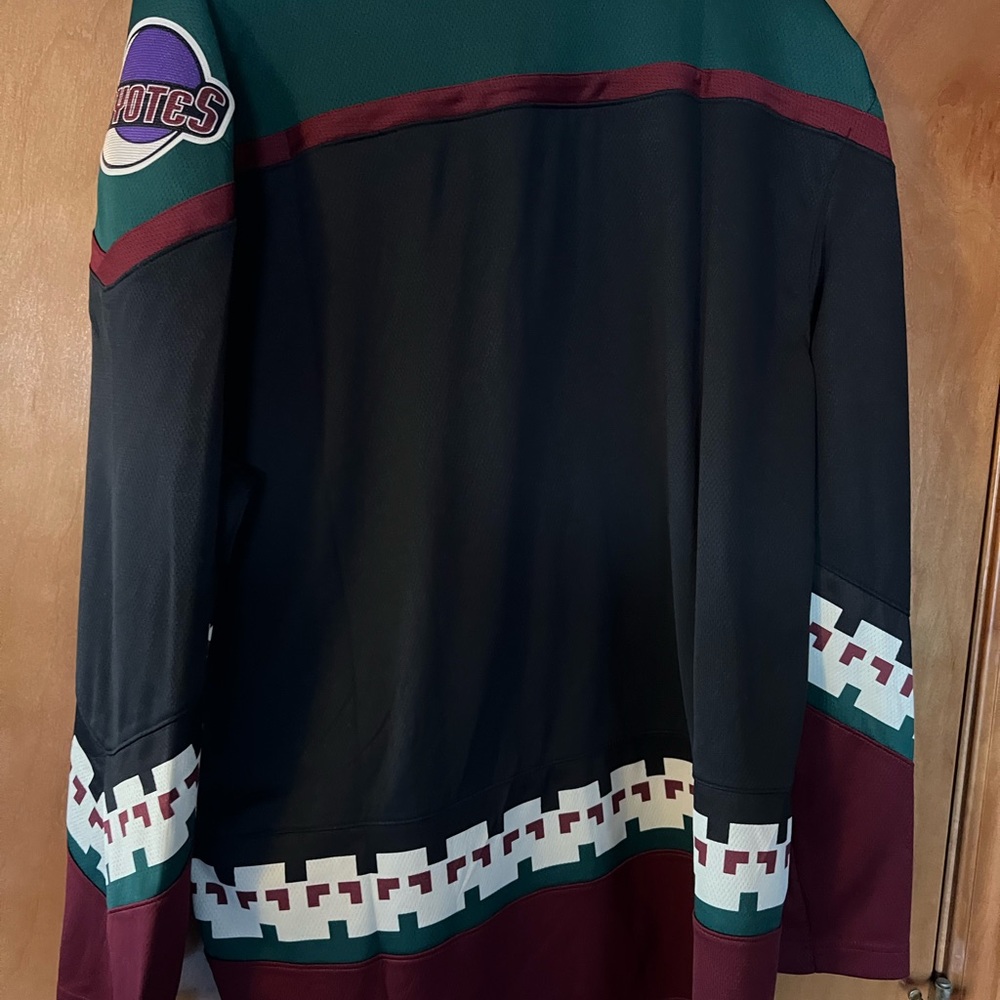 Coyotes Black and Green hockey jersey - Picture 4 of 5